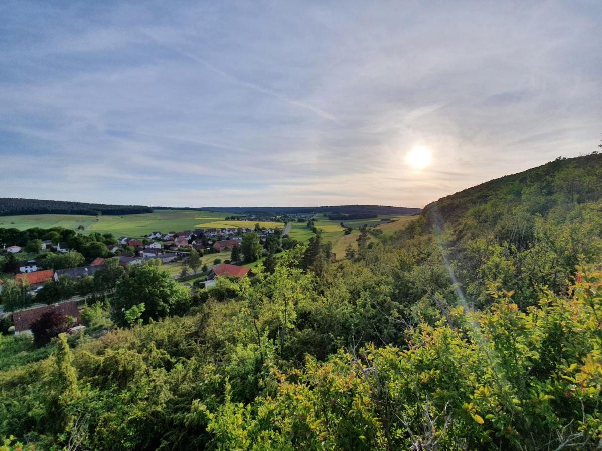 Ferienwohnung Am Sonnigen Haimberg Fulda Kültér fotó