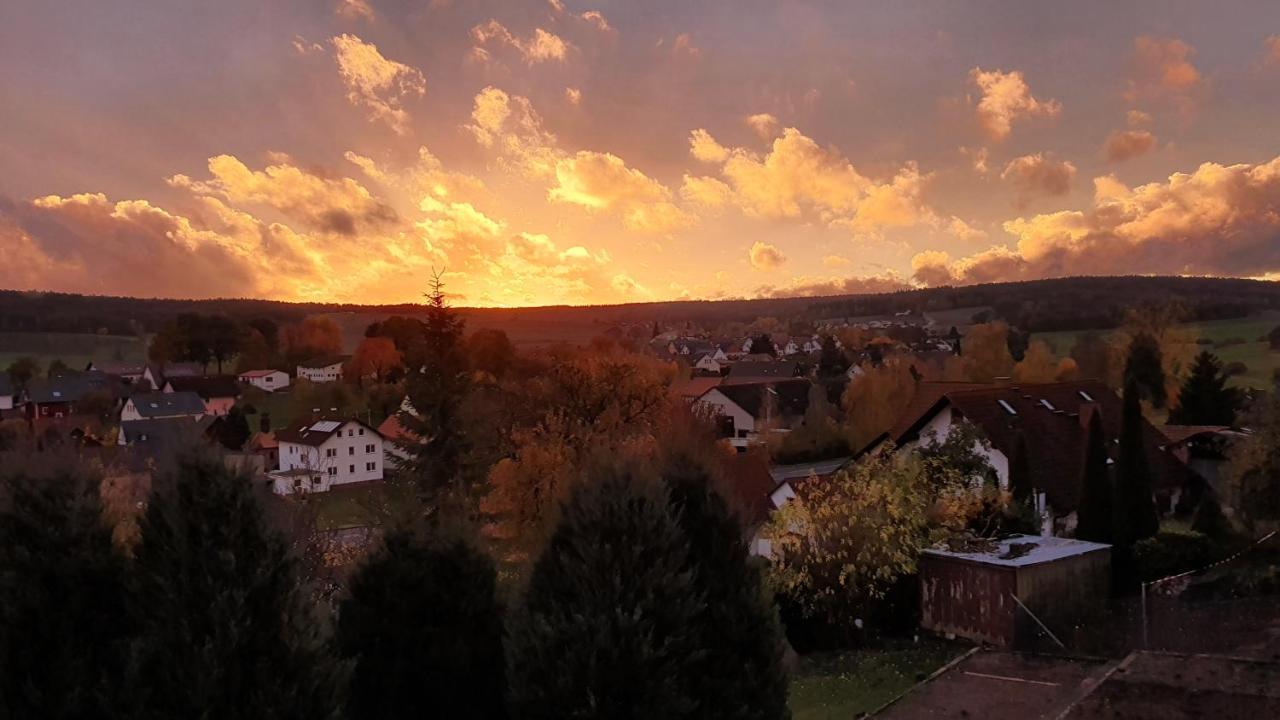 Ferienwohnung Am Sonnigen Haimberg Fulda Kültér fotó